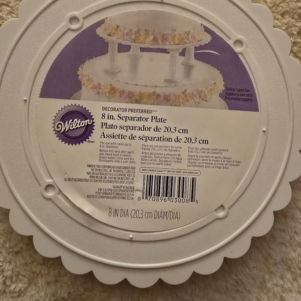 Wilton 8in Separator Plate